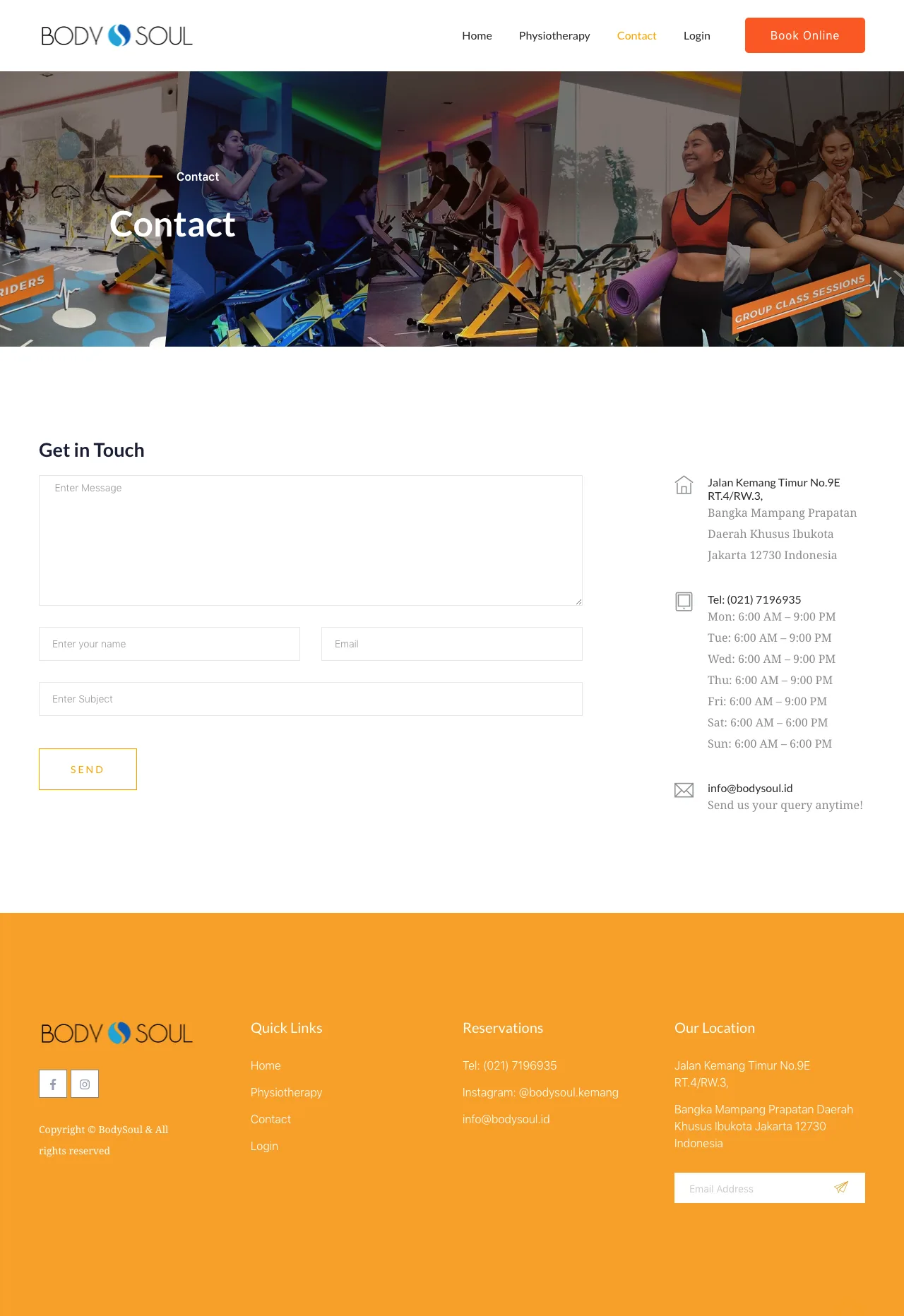 Clinic Locations & Direct Contact