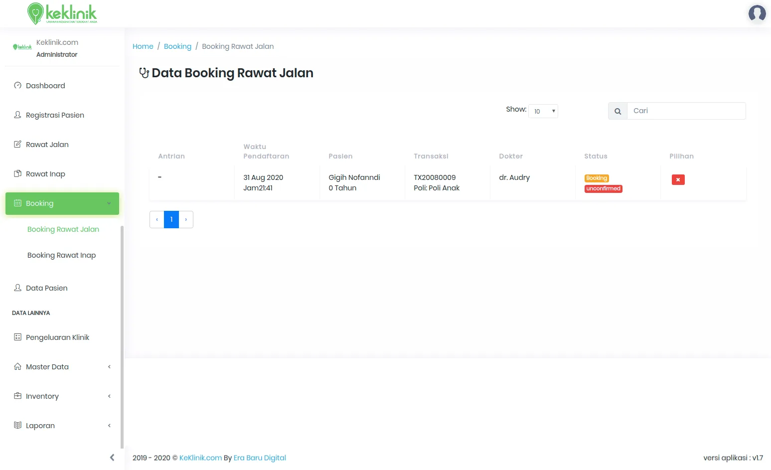 Patient Online Booking System
