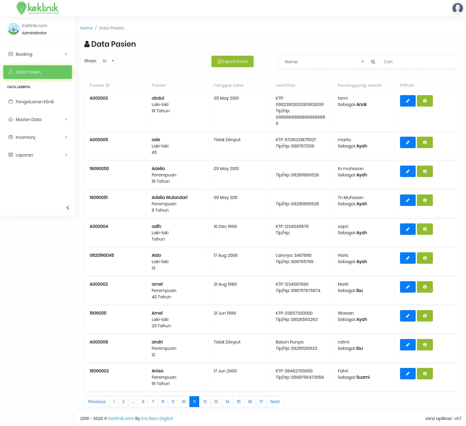 Electronic Health Records (EHR)